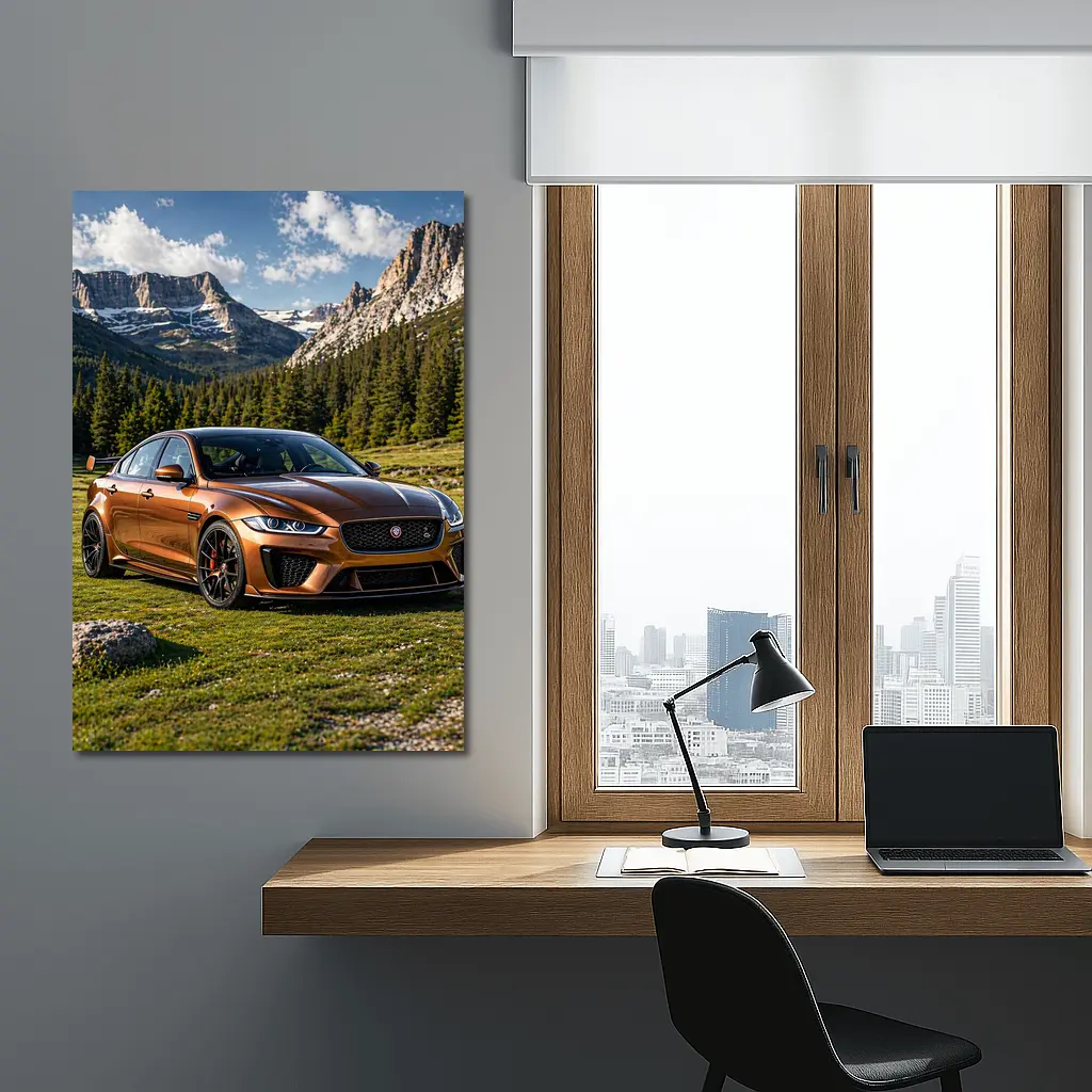 Jaguar XE SV Project Eight Mountain Meadow – Wall Art