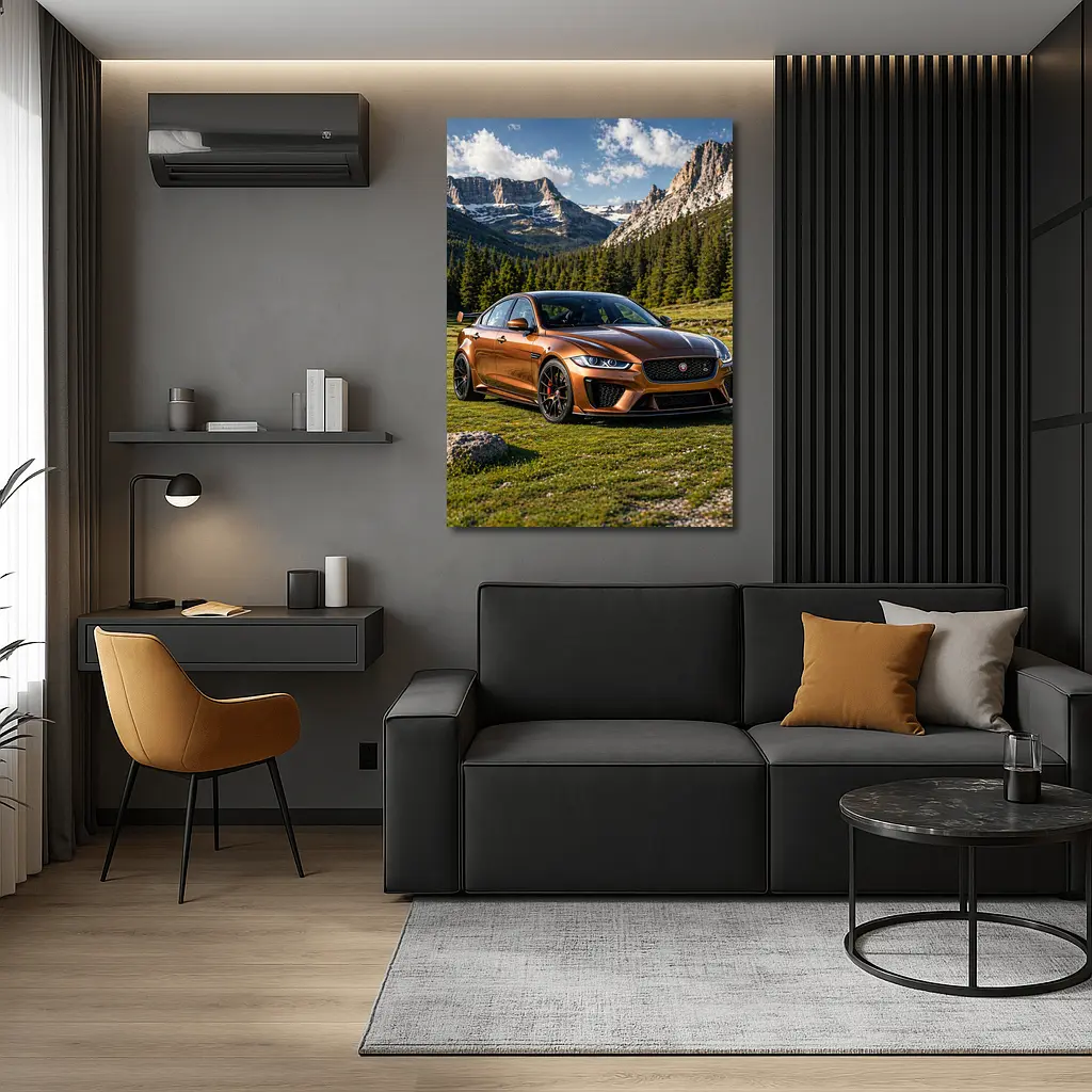 Jaguar XE SV Project Eight Mountain Meadow – Wall Art