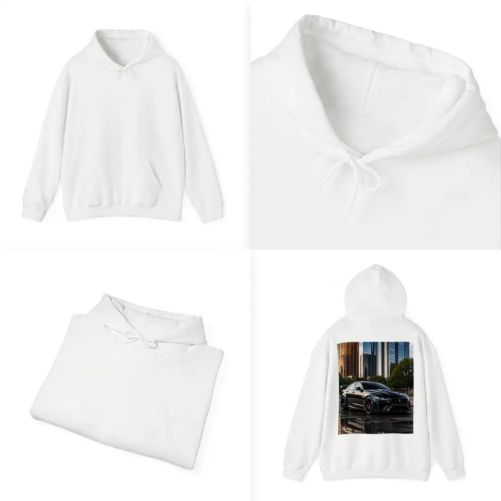 Jaguar XE SV Project Eight City Skyline – Hoodies