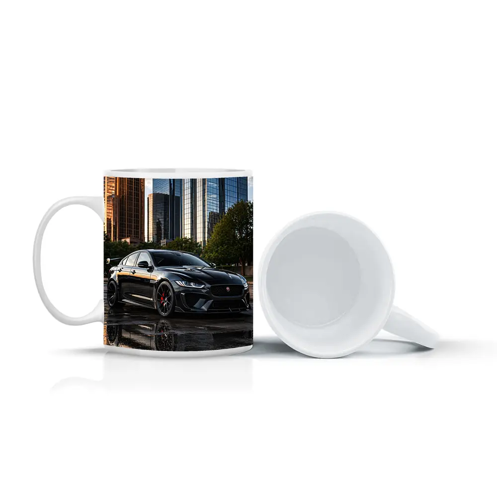 Jaguar XE SV Project Eight City Skyline – Mugs