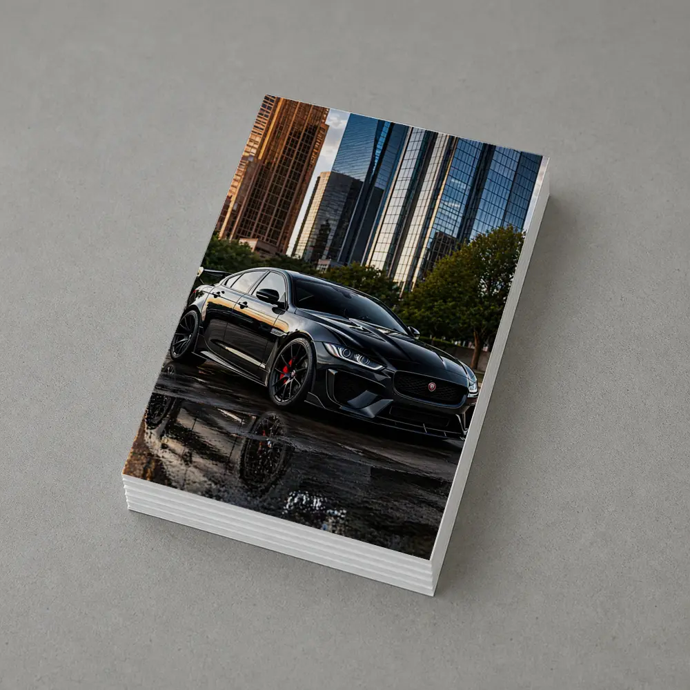 Jaguar XE SV Project Eight City Skyline – Postcards