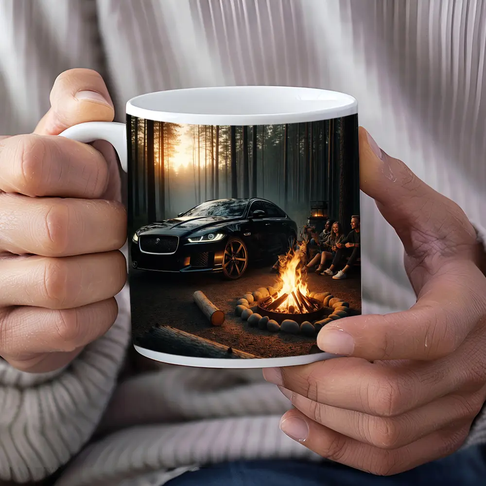 Jaguar XF Black Forest Campfire Night – Mugs