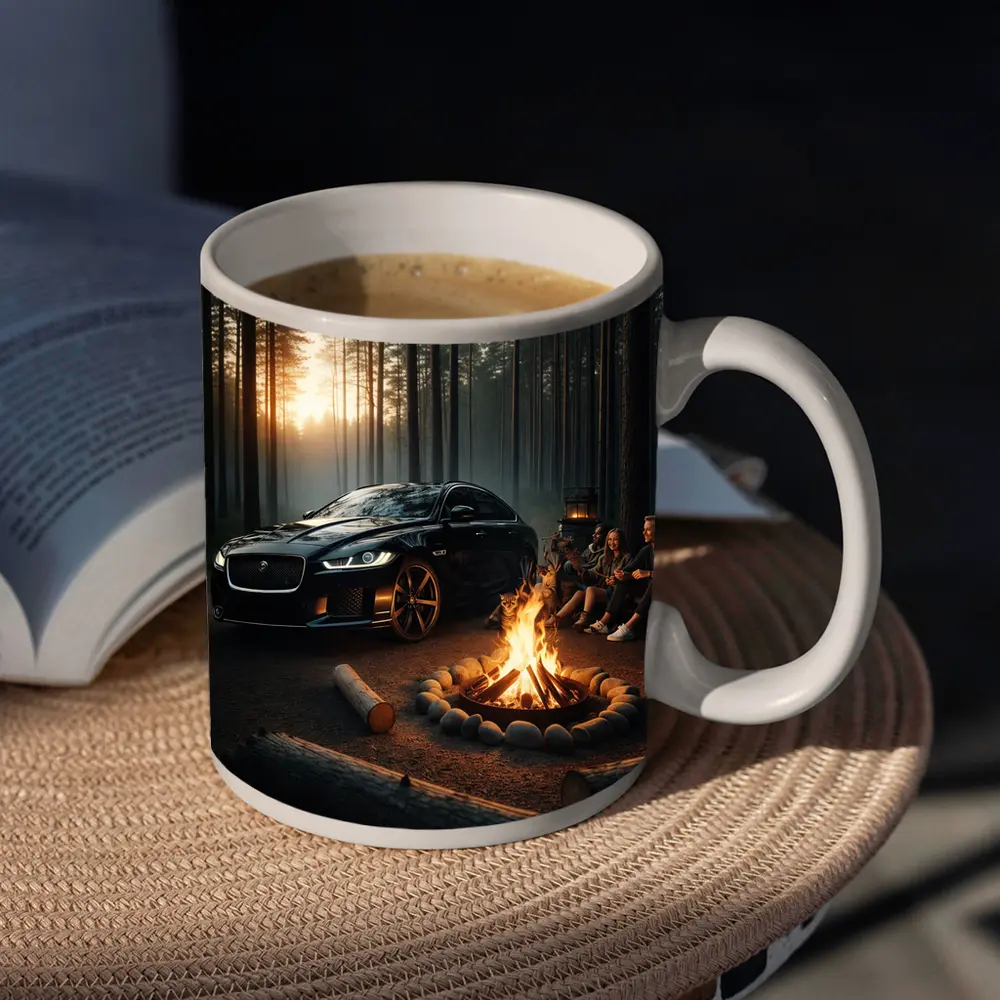 Jaguar XF Black Forest Campfire Night – Mugs