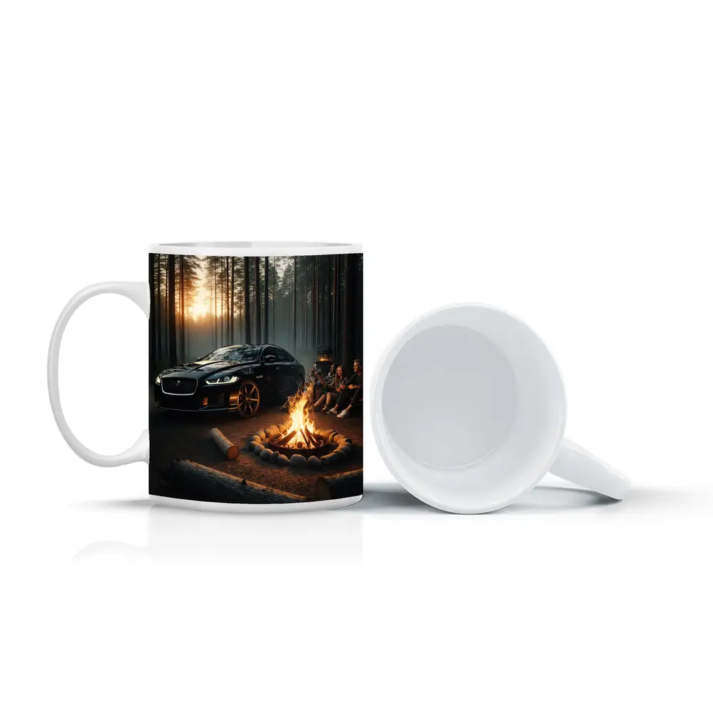 Jaguar XF Black Forest Campfire Night – Mugs