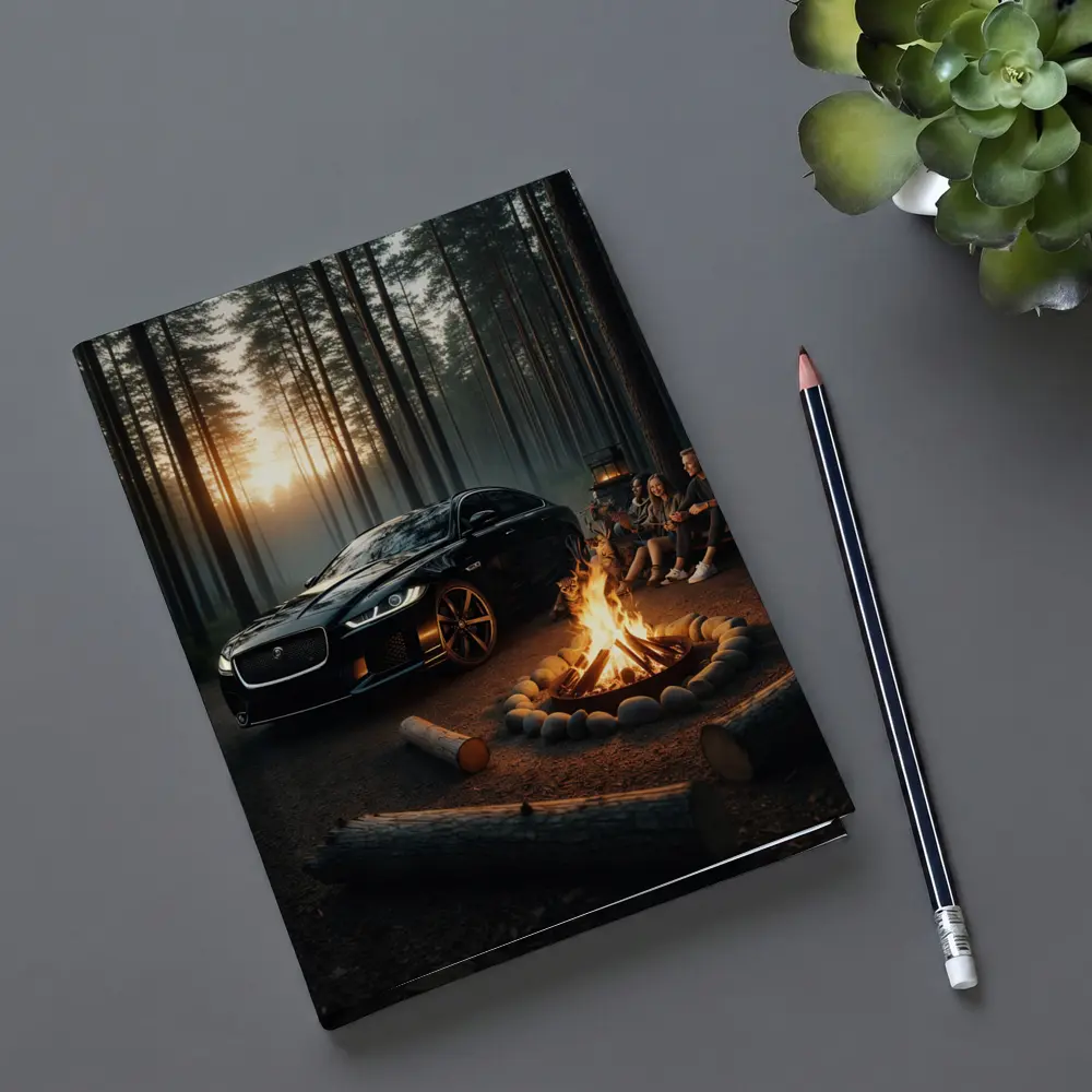 Jaguar XF Black Forest Campfire Night – Notebooks
