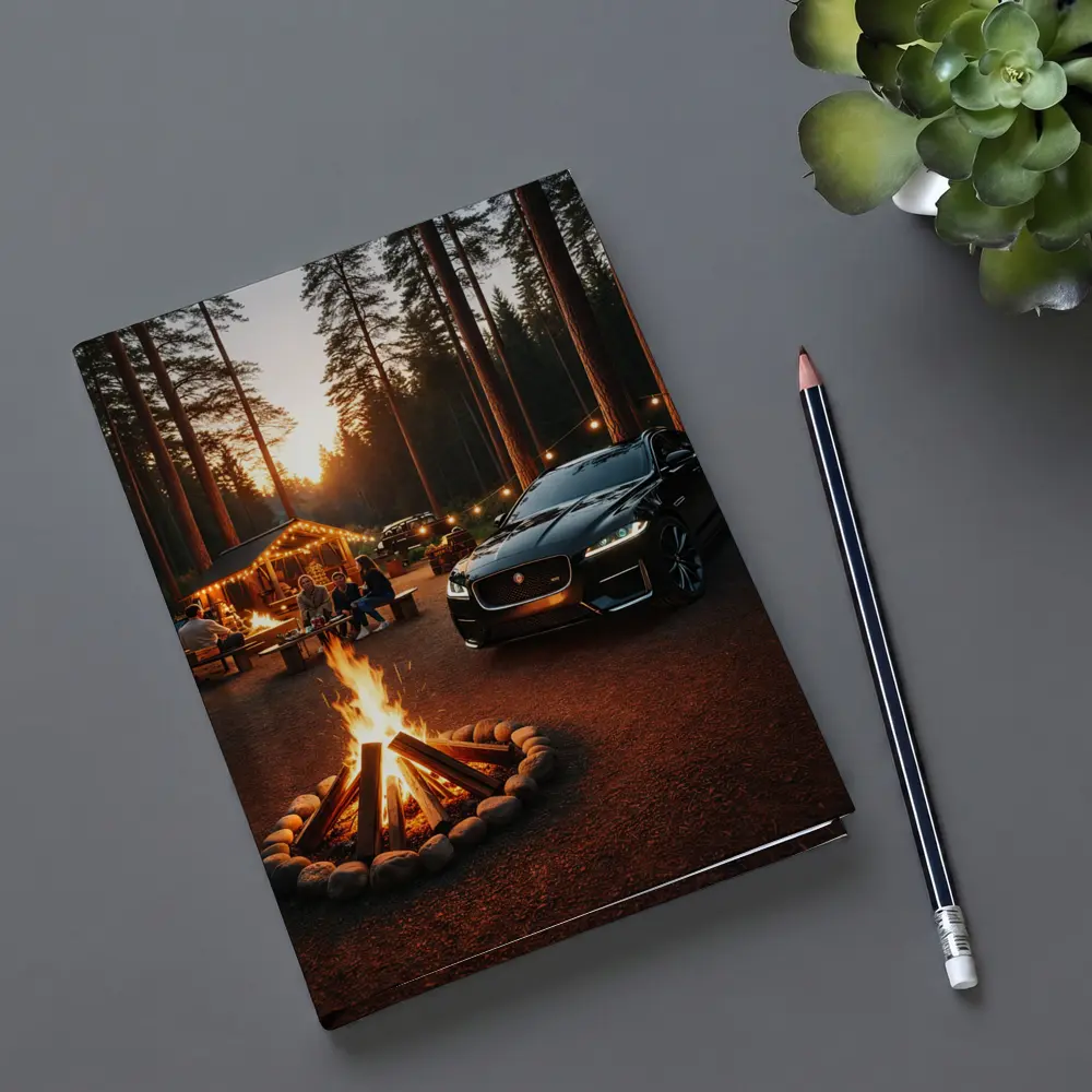 Jaguar F-Pace Black Forest Campfire Sunset – Notebooks