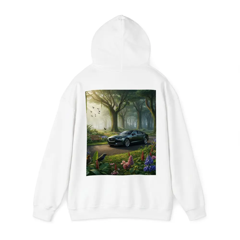 Jaguar XJ Sedan in Lush Forest Garden – Hoodies
