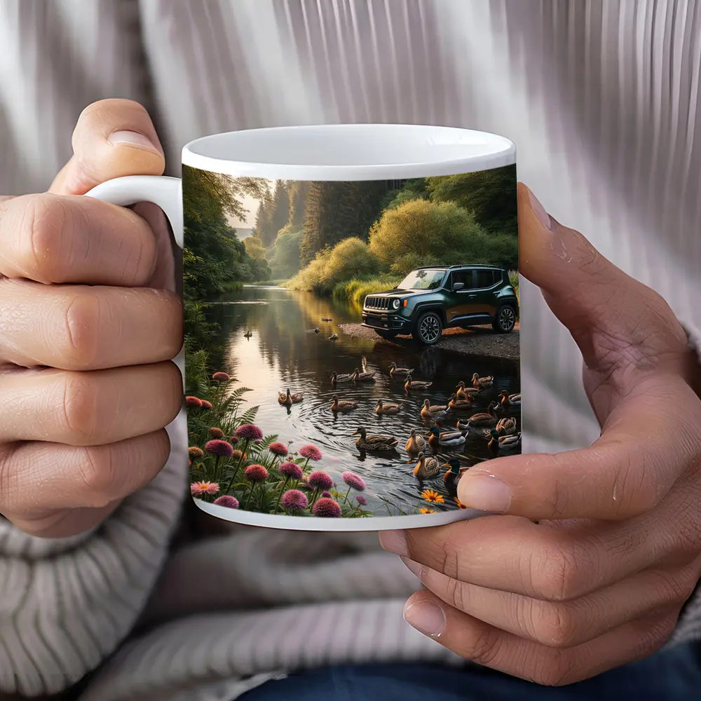 Jeep Renegade Parked by Forest River – Mugs