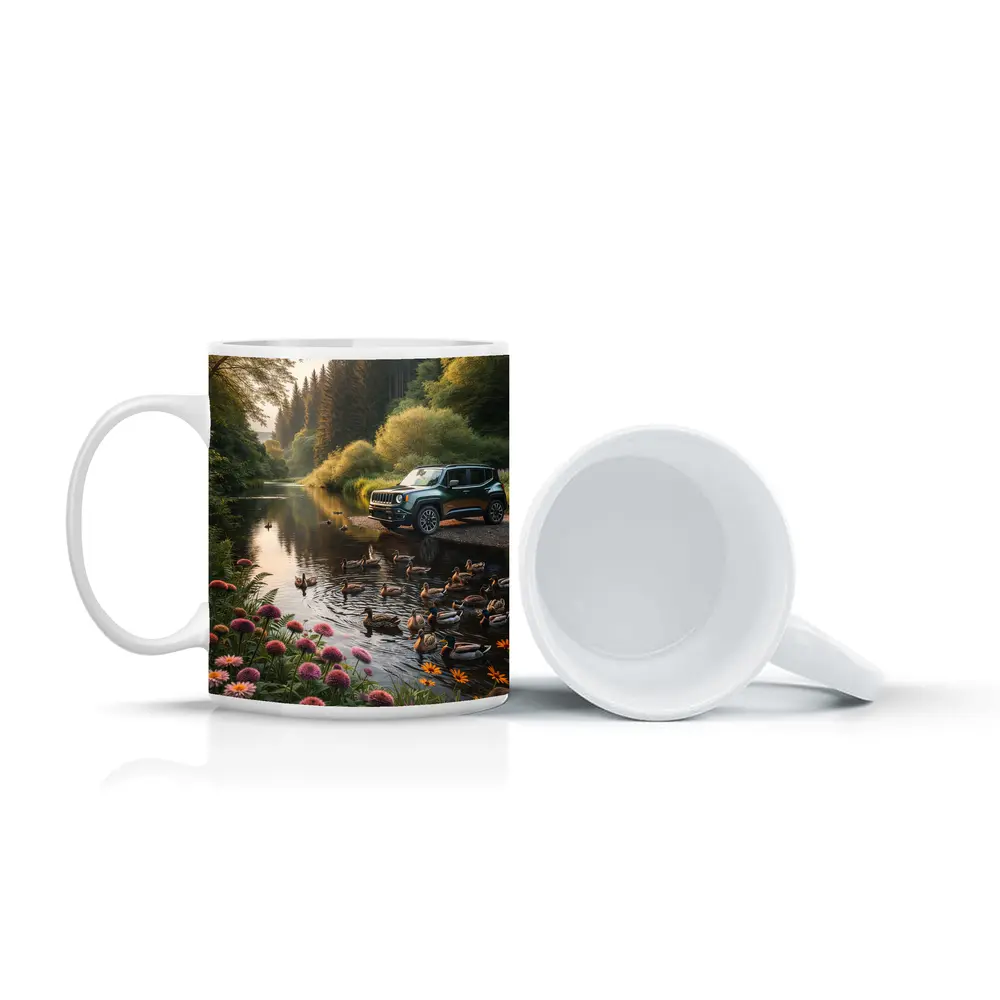 Jeep Renegade Parked by Forest River – Mugs
