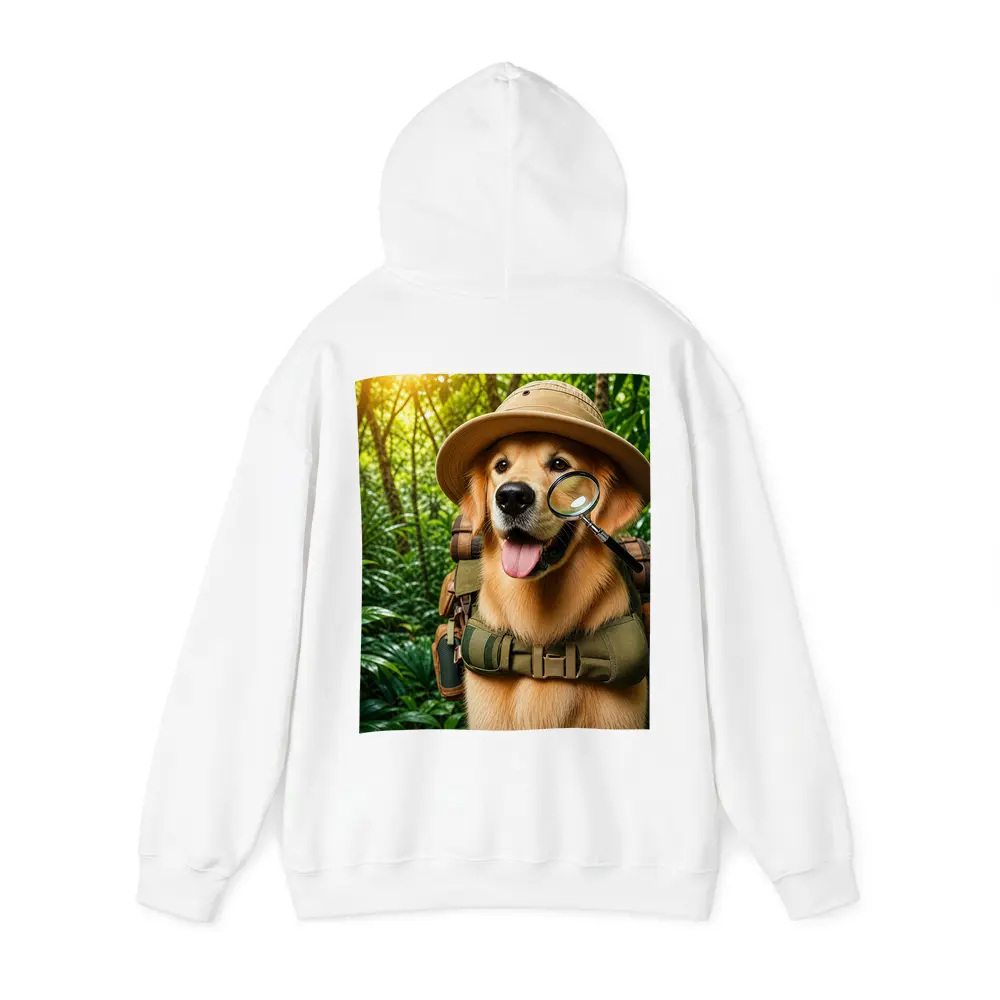 Golden Retriever Explorer Dog Jungle Adventure – Hoodies