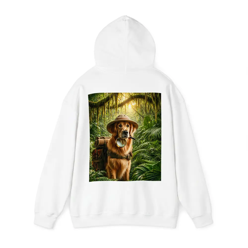 Golden Retriever Explorer Dog Jungle Adventure – Hoodies
