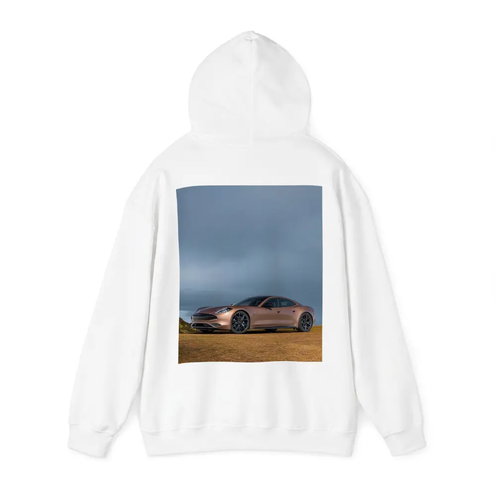 Karma GS6 Parked On Stormy Hillside – Hoodies