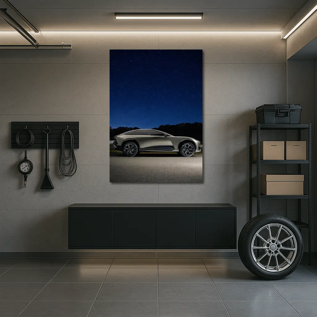 Karma Ivara SUV Under Starry Night Sky – Wall Art