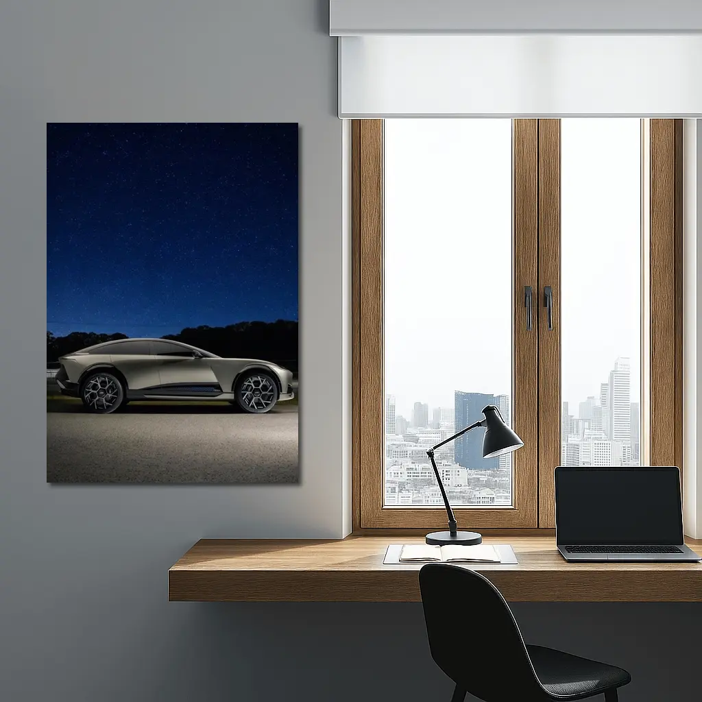 Karma Ivara SUV Under Starry Night Sky – Wall Art
