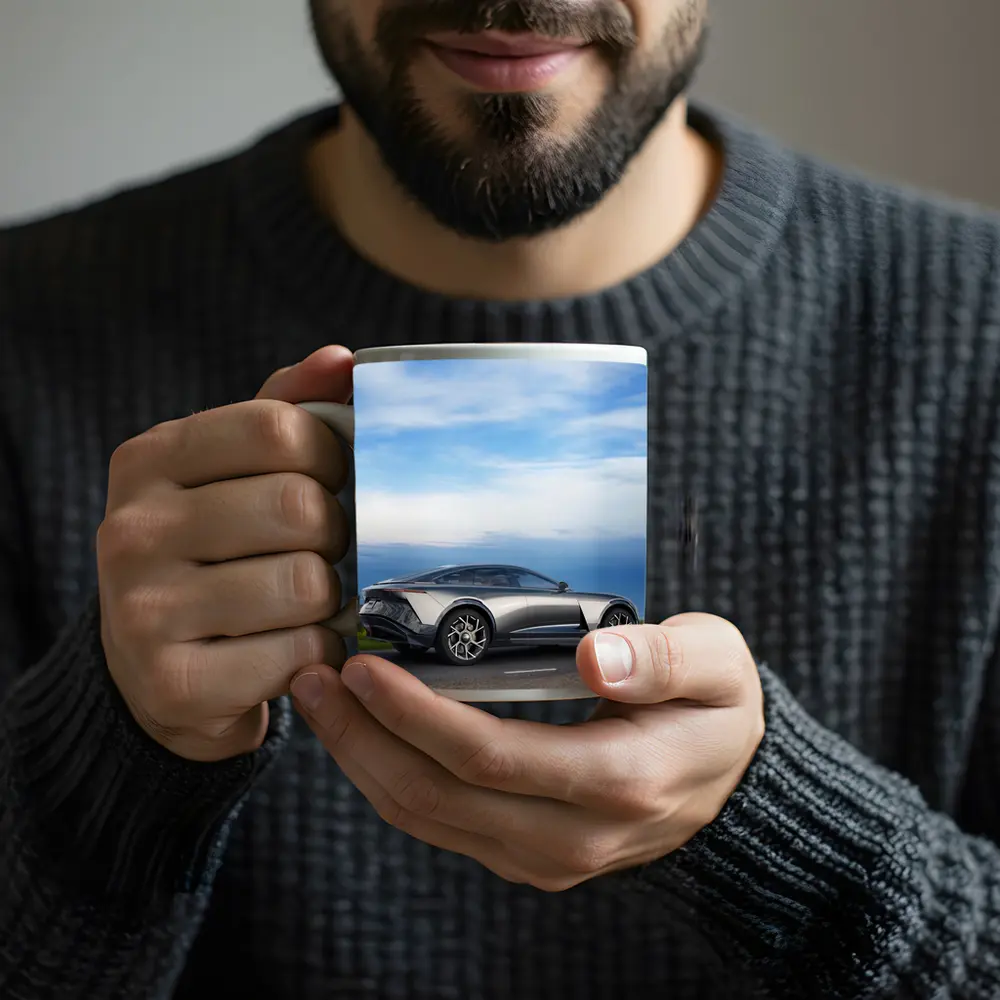 Karma Ivara SUV On Open Country Road – Mugs