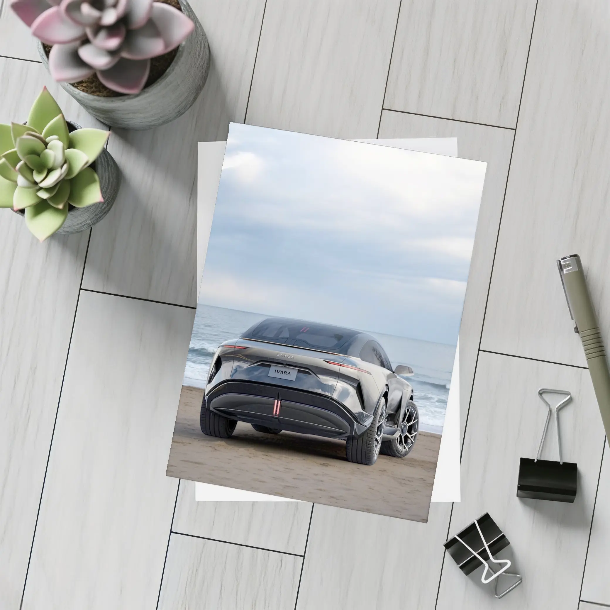 Karma Ivara Electric SUV Beach Shore – Postcards