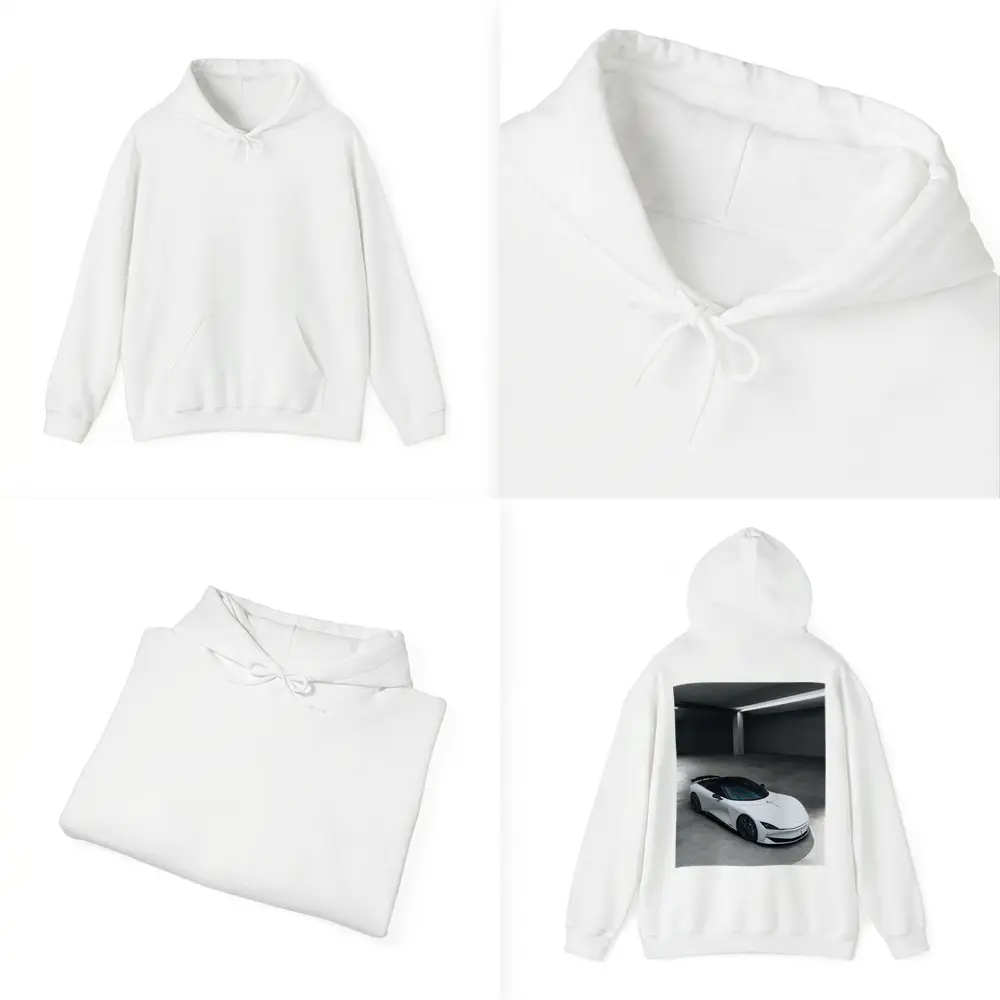 Karma Kaveya White Supercar Concrete Garage – Hoodies