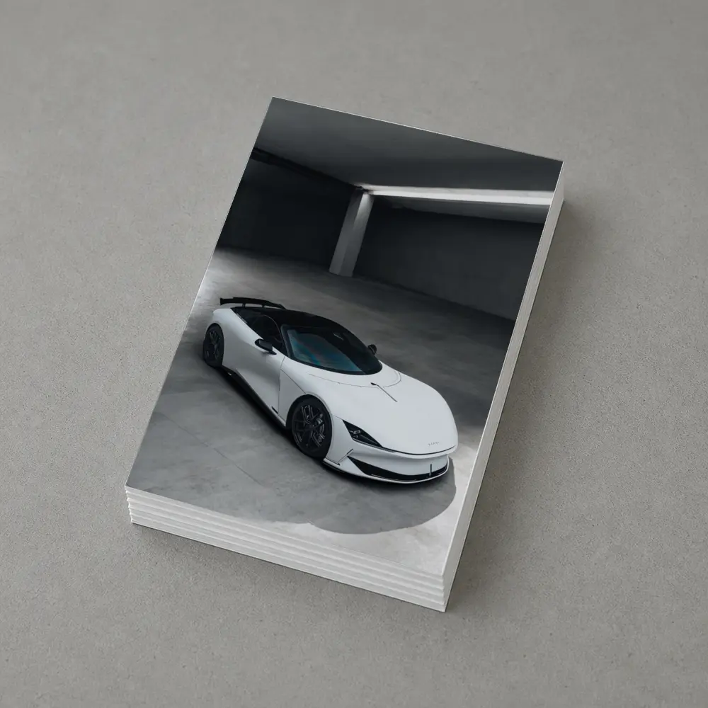 Karma Kaveya White Supercar Concrete Garage – Postcards