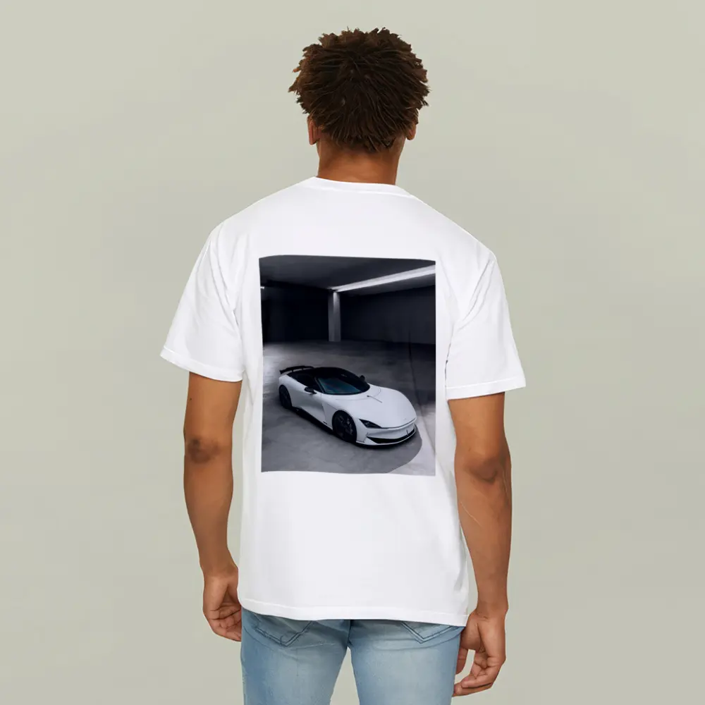 Karma Kaveya White Supercar Concrete Garage – T-Shirts