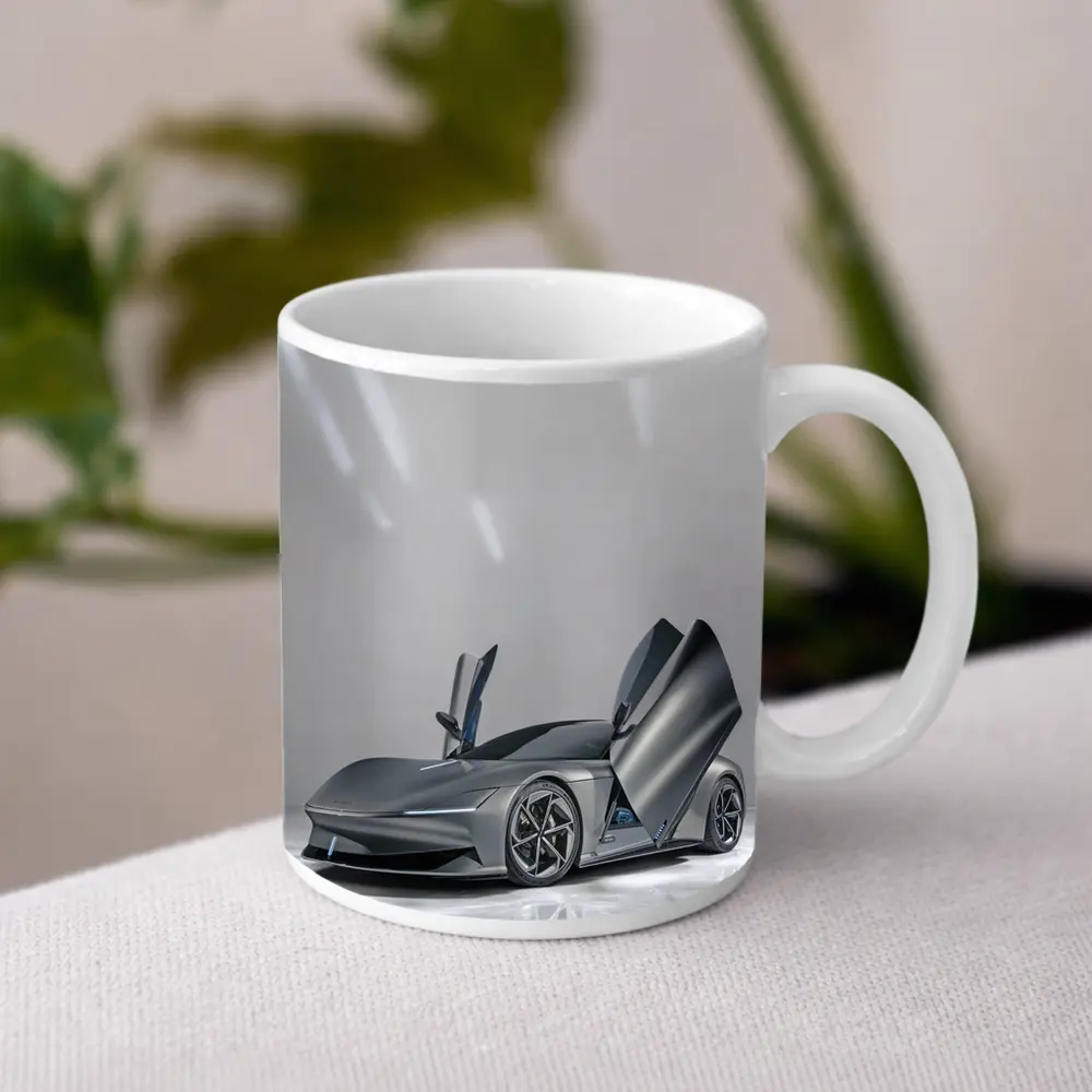 Karma Kaveya Concept Car Marble Background – Mugs