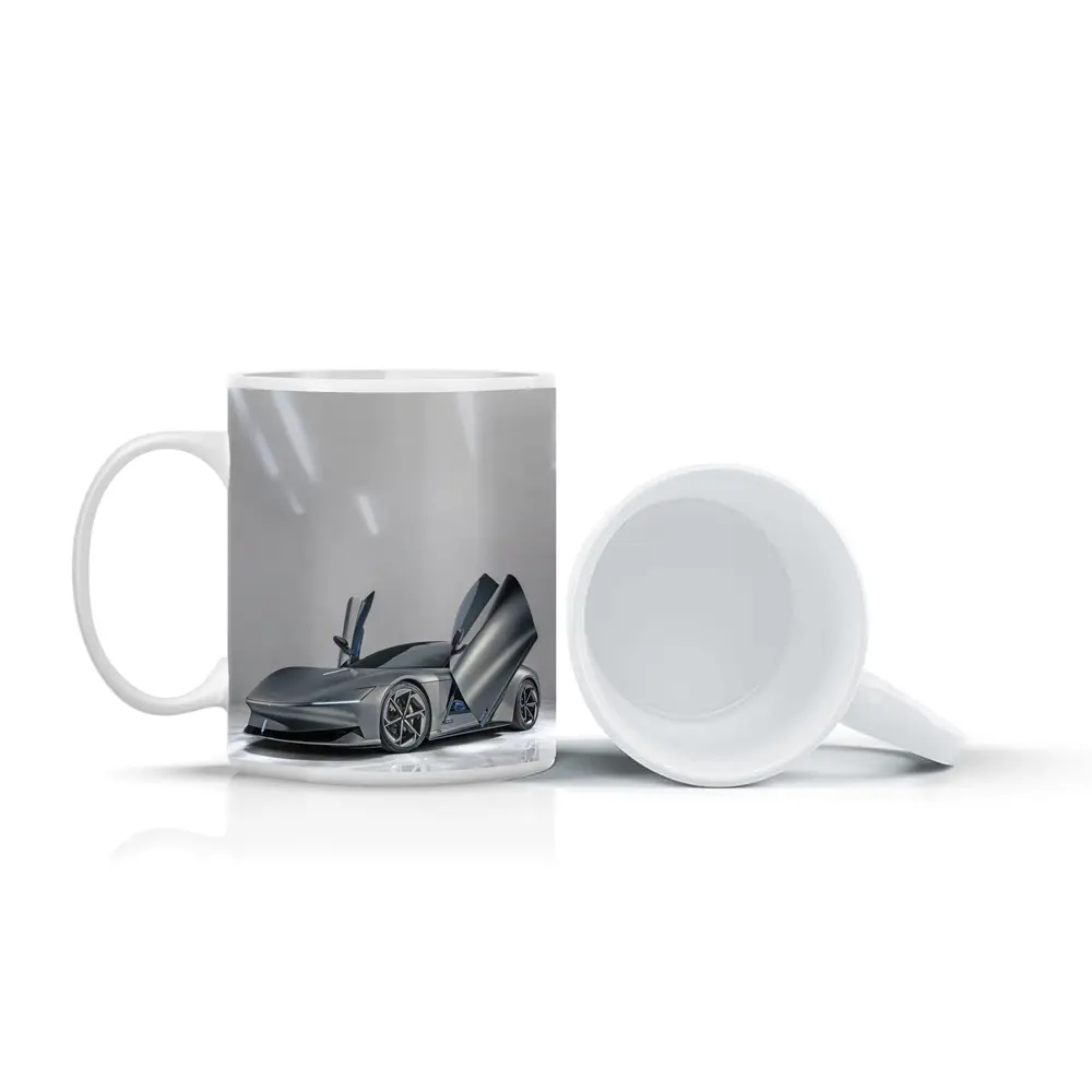 Karma Kaveya Concept Car Marble Background – Mugs