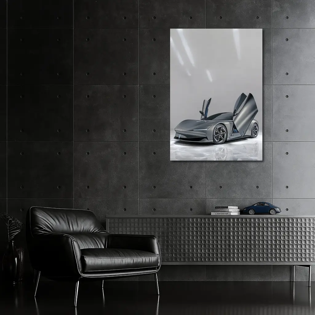 Karma Kaveya Concept Car Marble Background – Wall Art