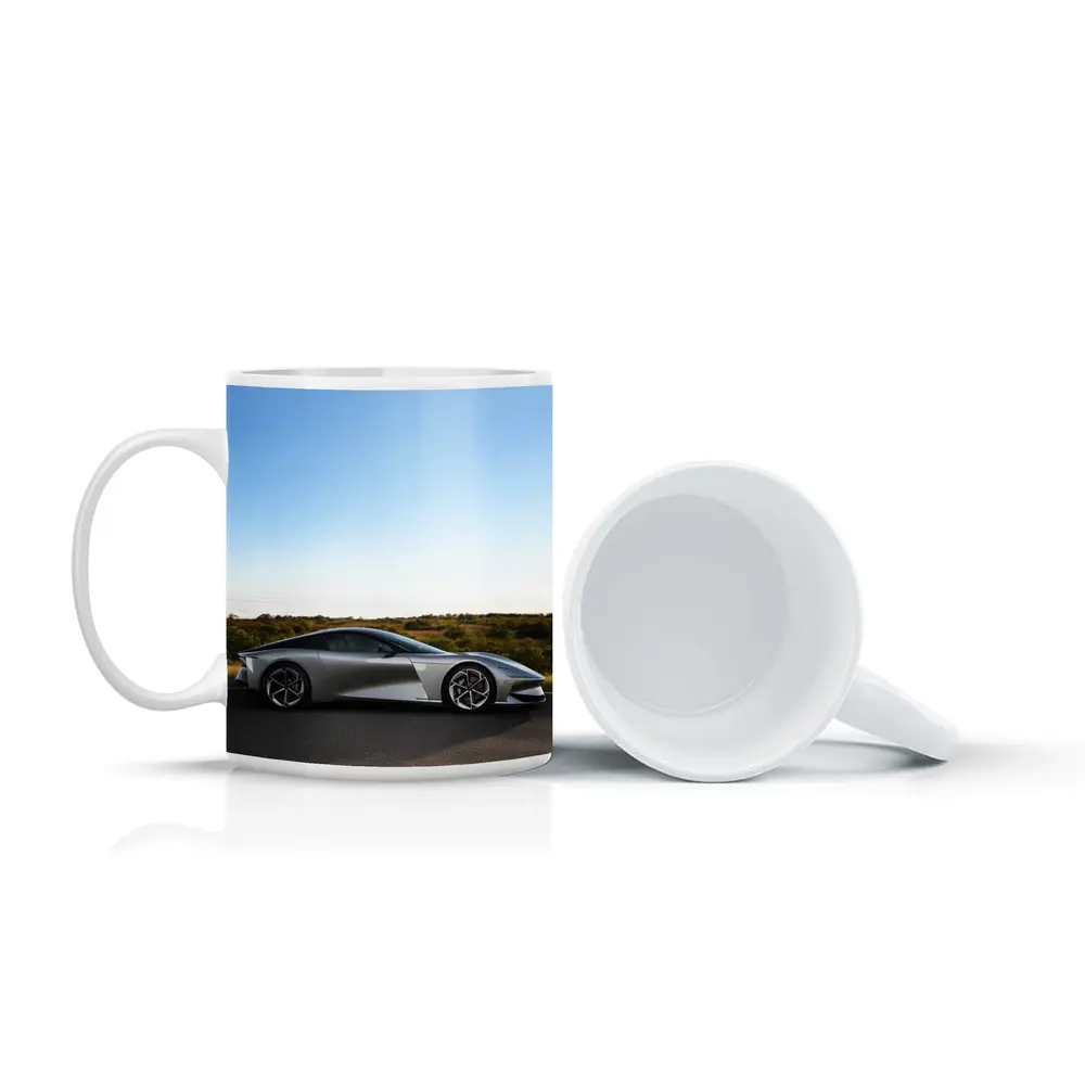 Karma Kaveya Supercar On Open Country Road – Mugs