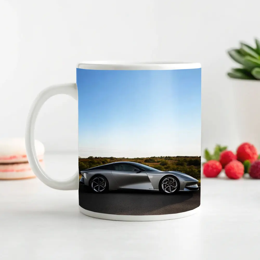 Karma Kaveya Supercar On Open Country Road – Mugs