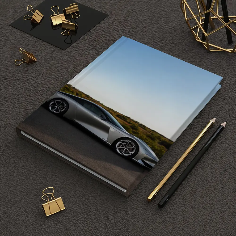 Karma Kaveya Supercar On Open Country Road – Notebooks