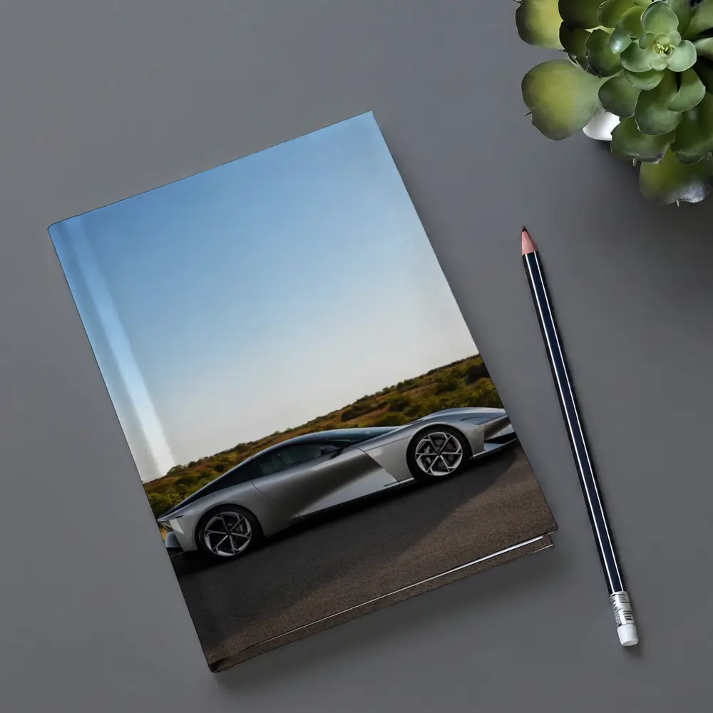 Karma Kaveya Supercar On Open Country Road – Notebooks