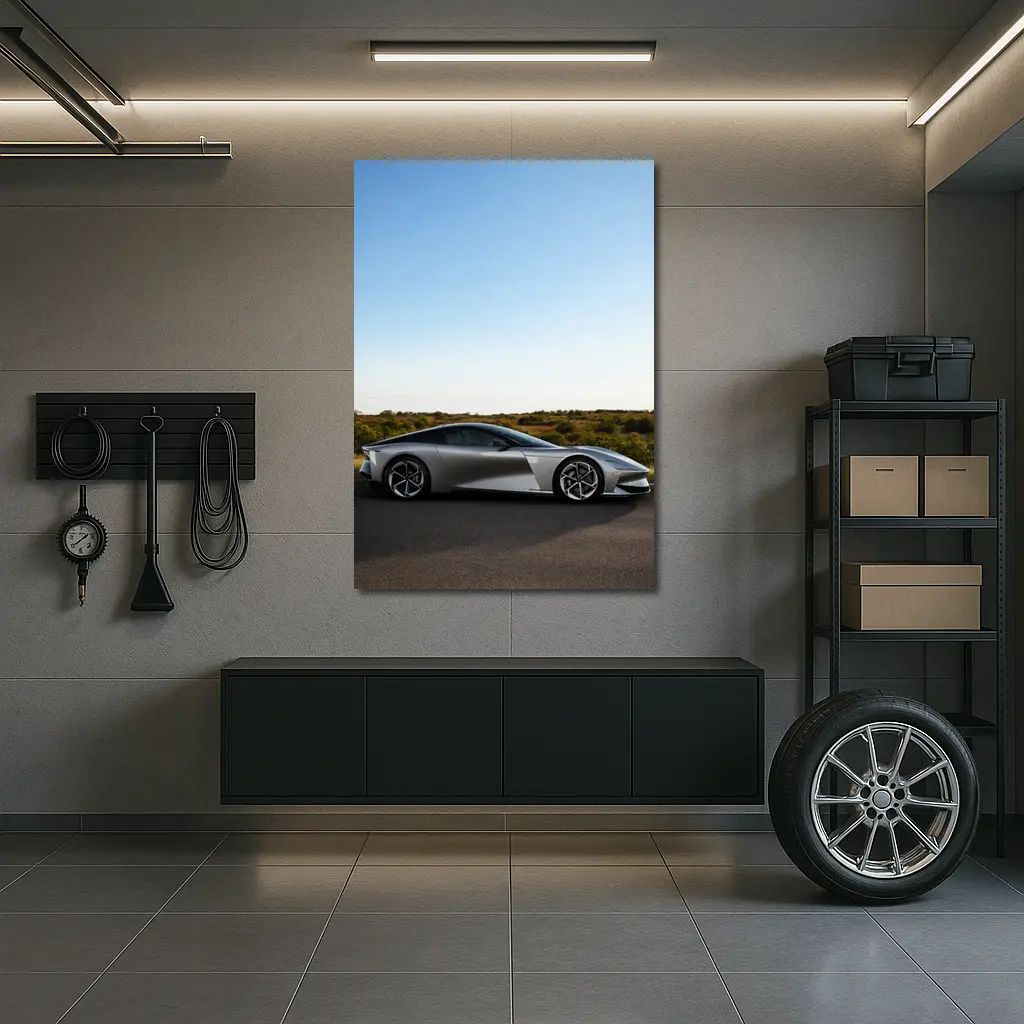 Karma Kaveya Supercar On Open Country Road – Wall Art