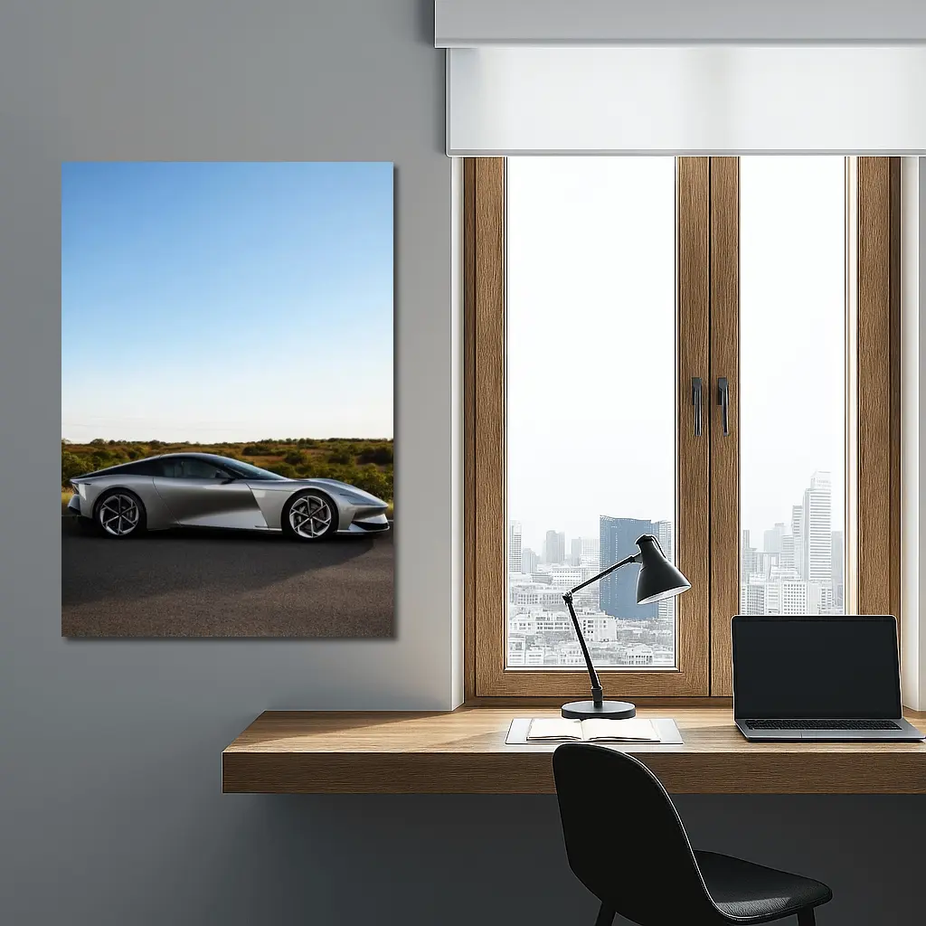 Karma Kaveya Supercar On Open Country Road – Wall Art