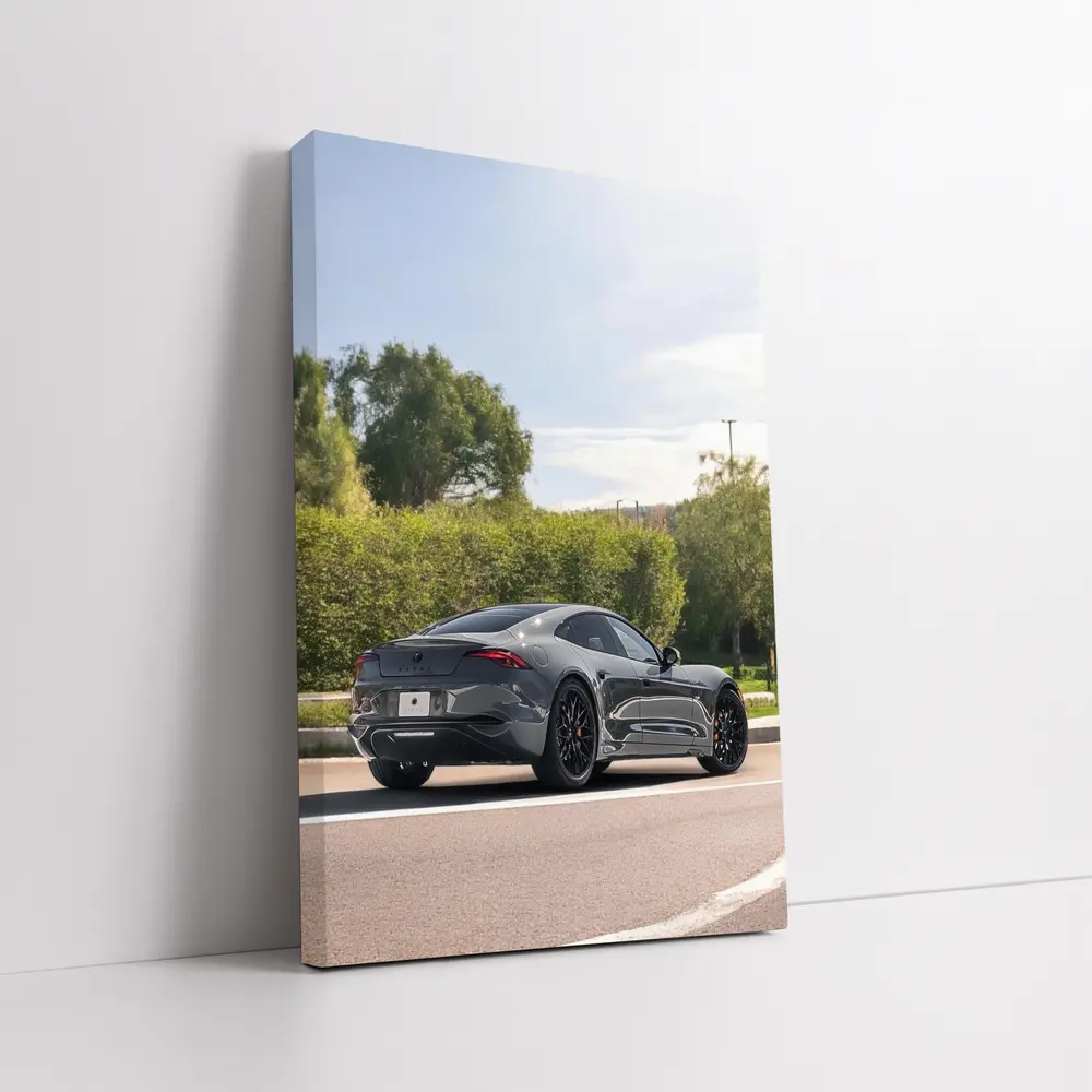 Karma Kaveya Gray Sports Car Street Drive – Wall Art