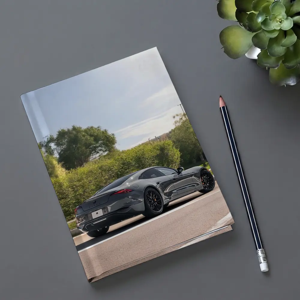 Karma Kaveya Gray Sports Car Street Drive – Notebooks