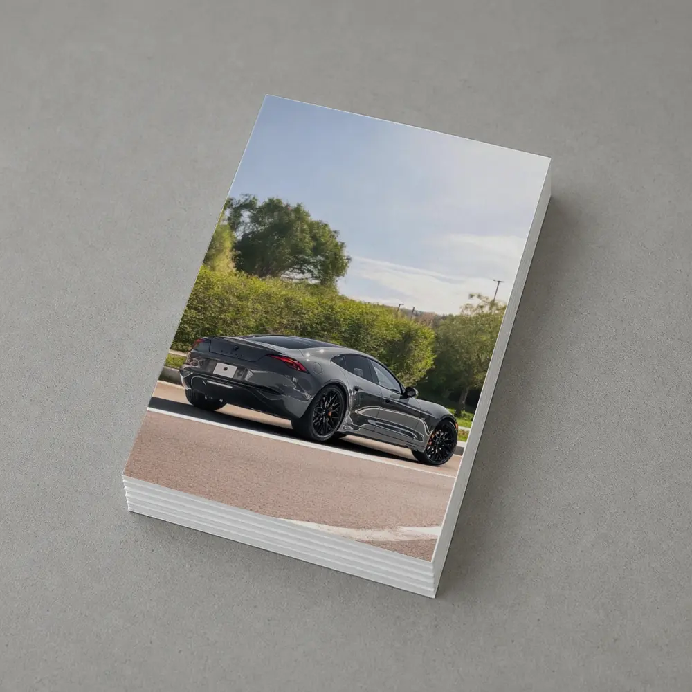 Karma Kaveya Gray Sports Car Street Drive – Postcards