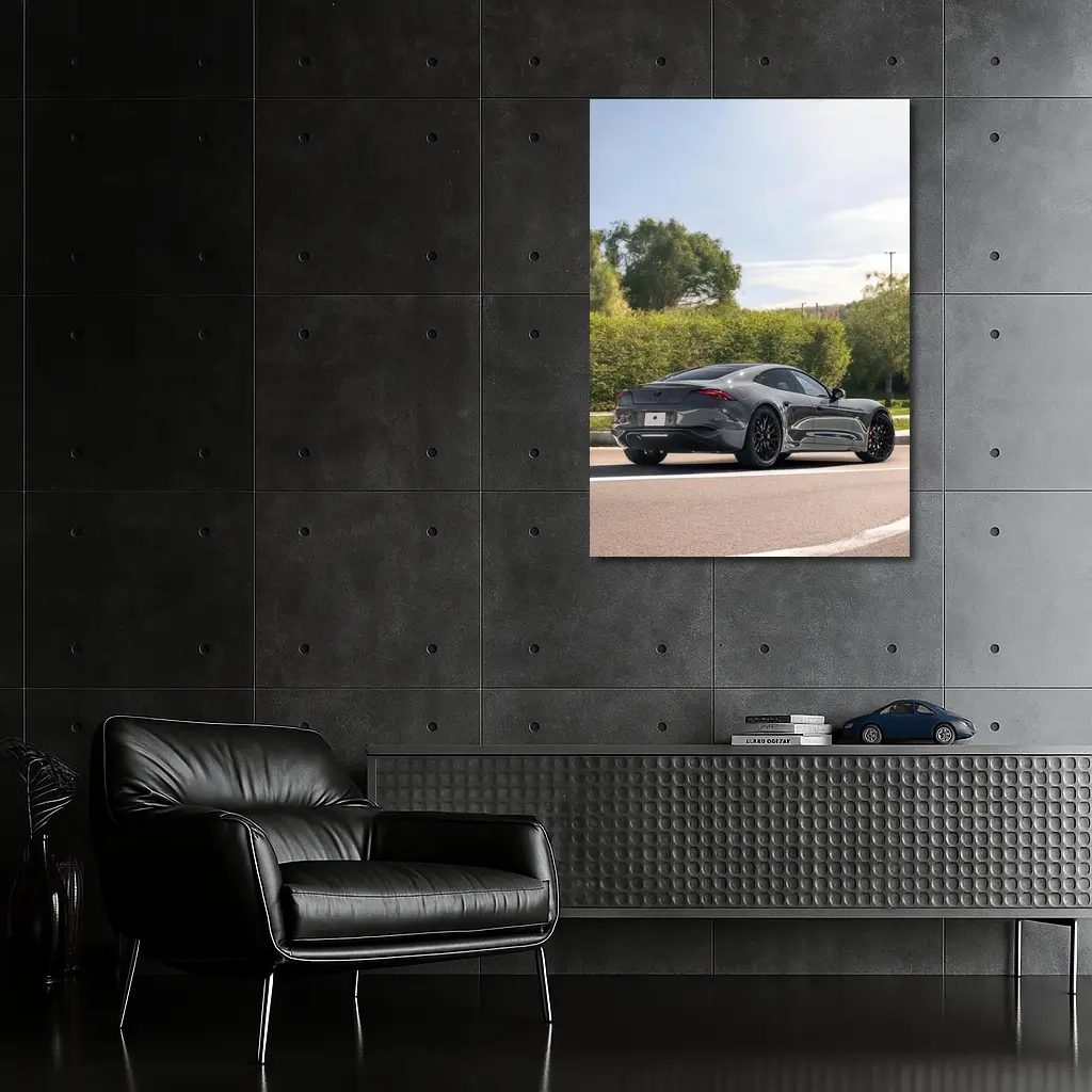 Karma Kaveya Gray Sports Car Street Drive – Wall Art