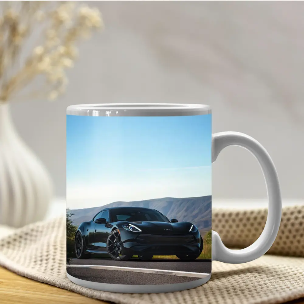 Karma Revero Black Car Mountain Road – Mugs