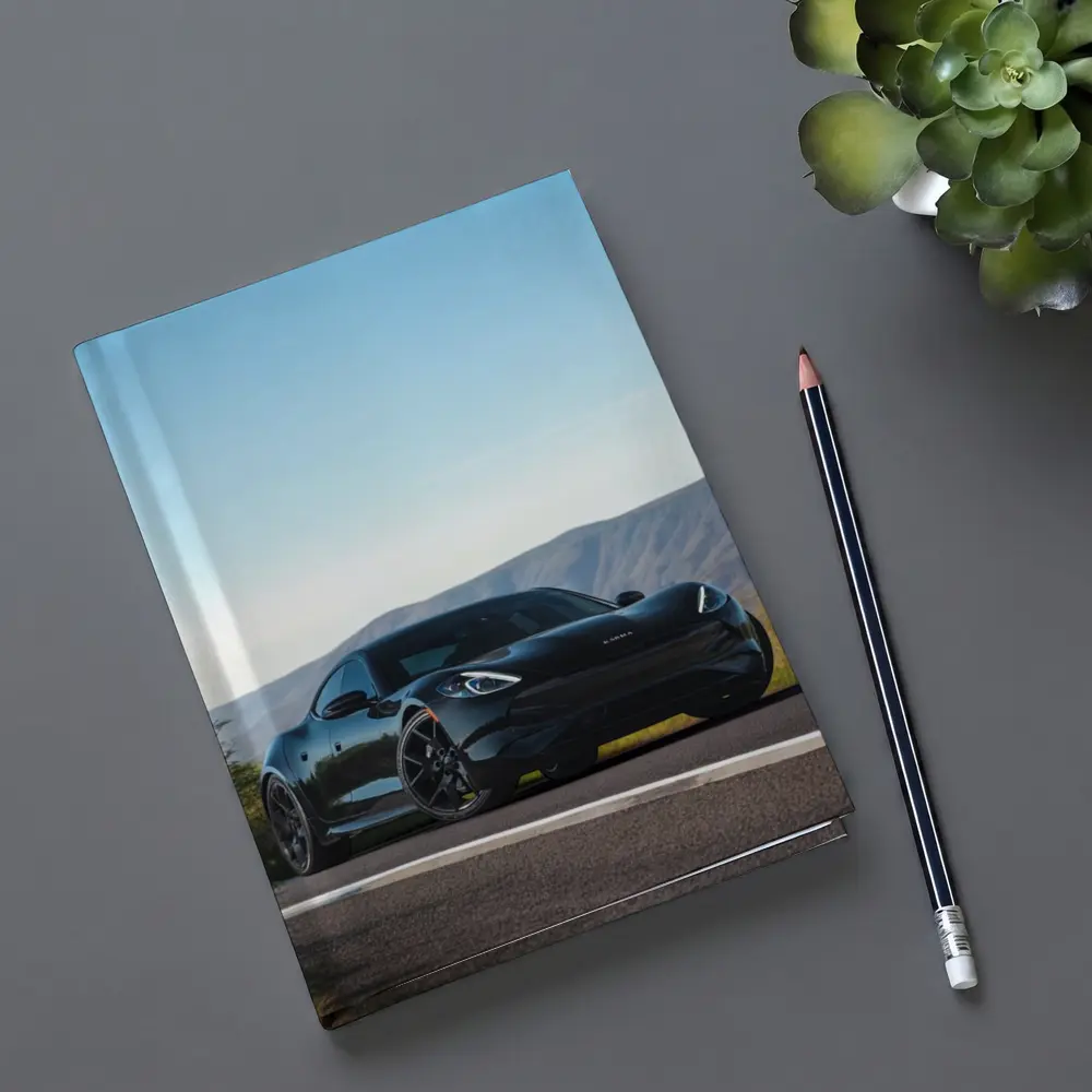 Karma Revero Black Car Mountain Road – Notebooks