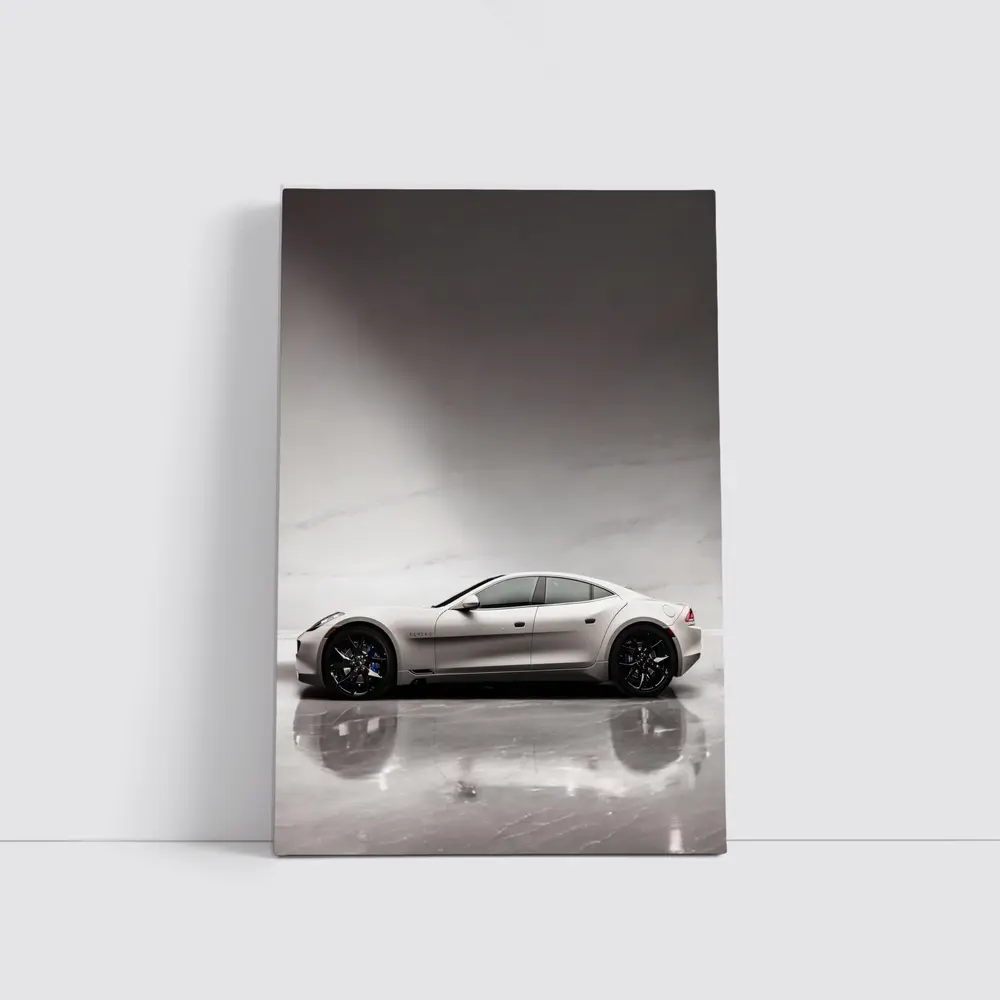Karma Revero Silver Car Marble Studio – Wall Art