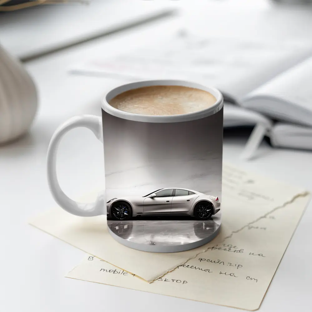 Karma Revero Silver Car Marble Studio – Mugs