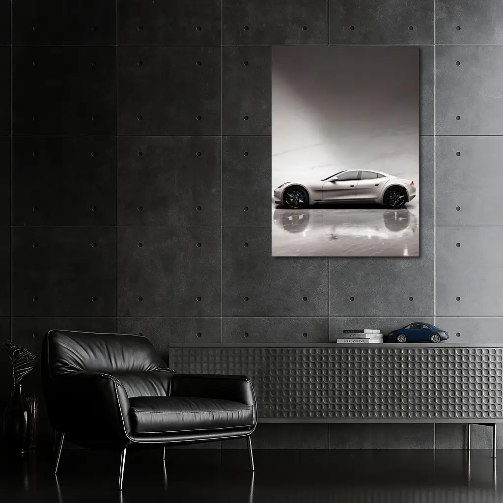 Karma Revero Silver Car Marble Studio – Wall Art