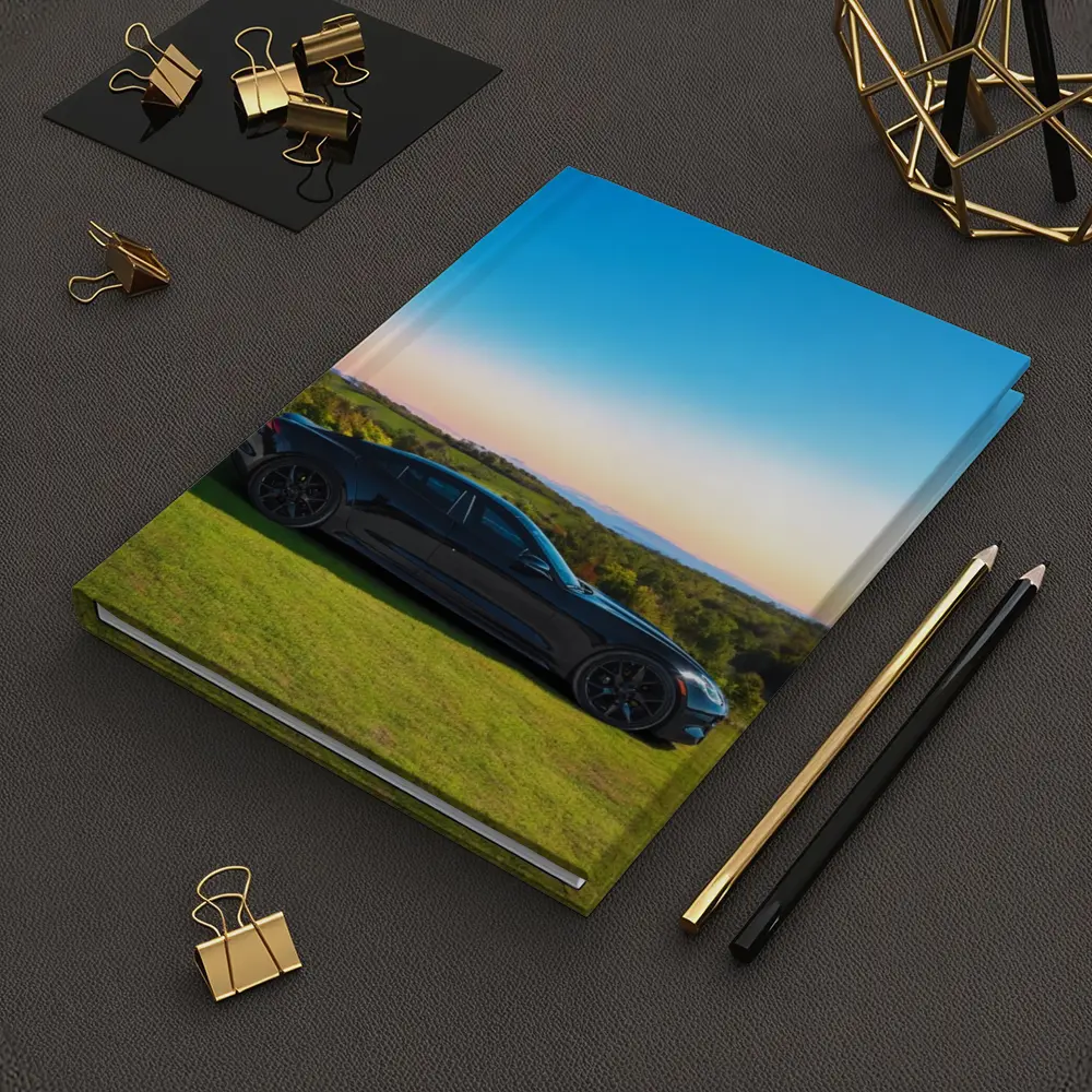 Karma Revero Black Car Sunset Landscape – Notebooks