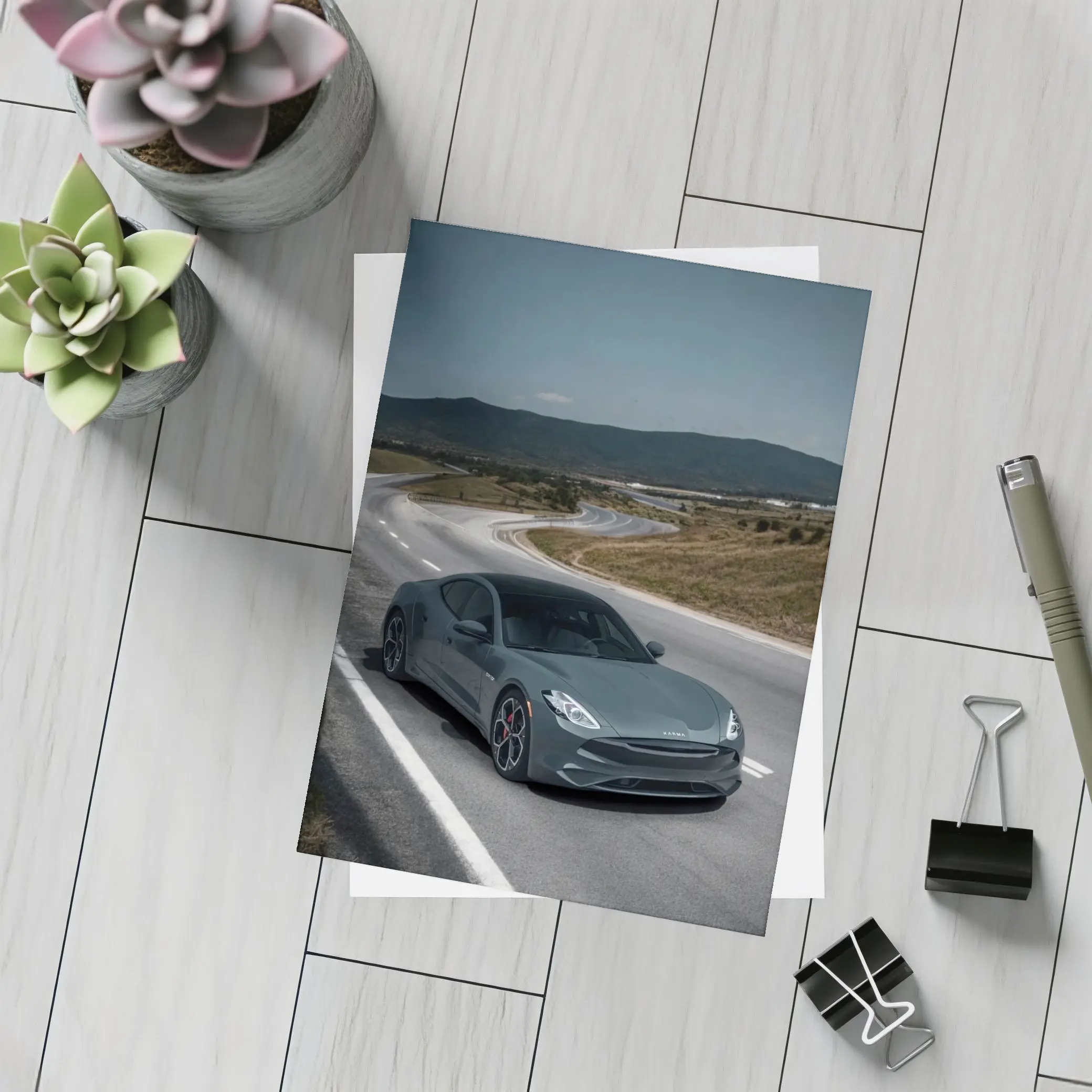 Karma Revero Gray Coupe Open Road – Postcards