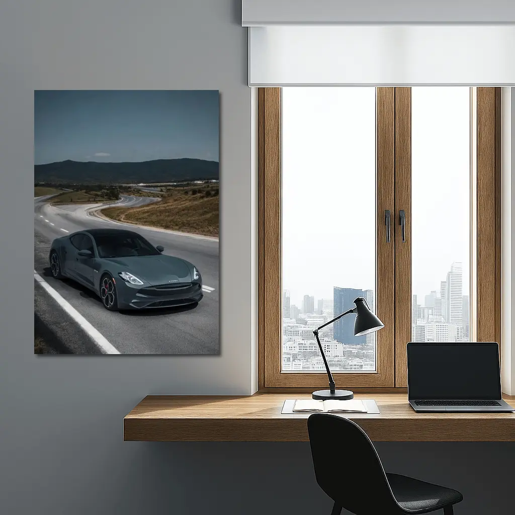Karma Revero Gray Coupe Open Road – Wall Art