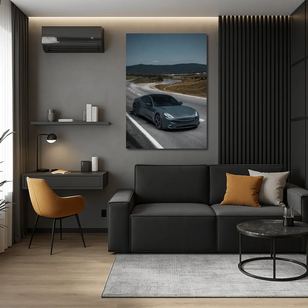 Karma Revero Gray Coupe Open Road – Wall Art