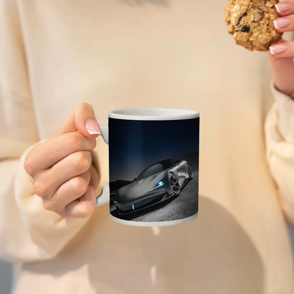 Karma Revero Supercar Under Night Sky – Mugs