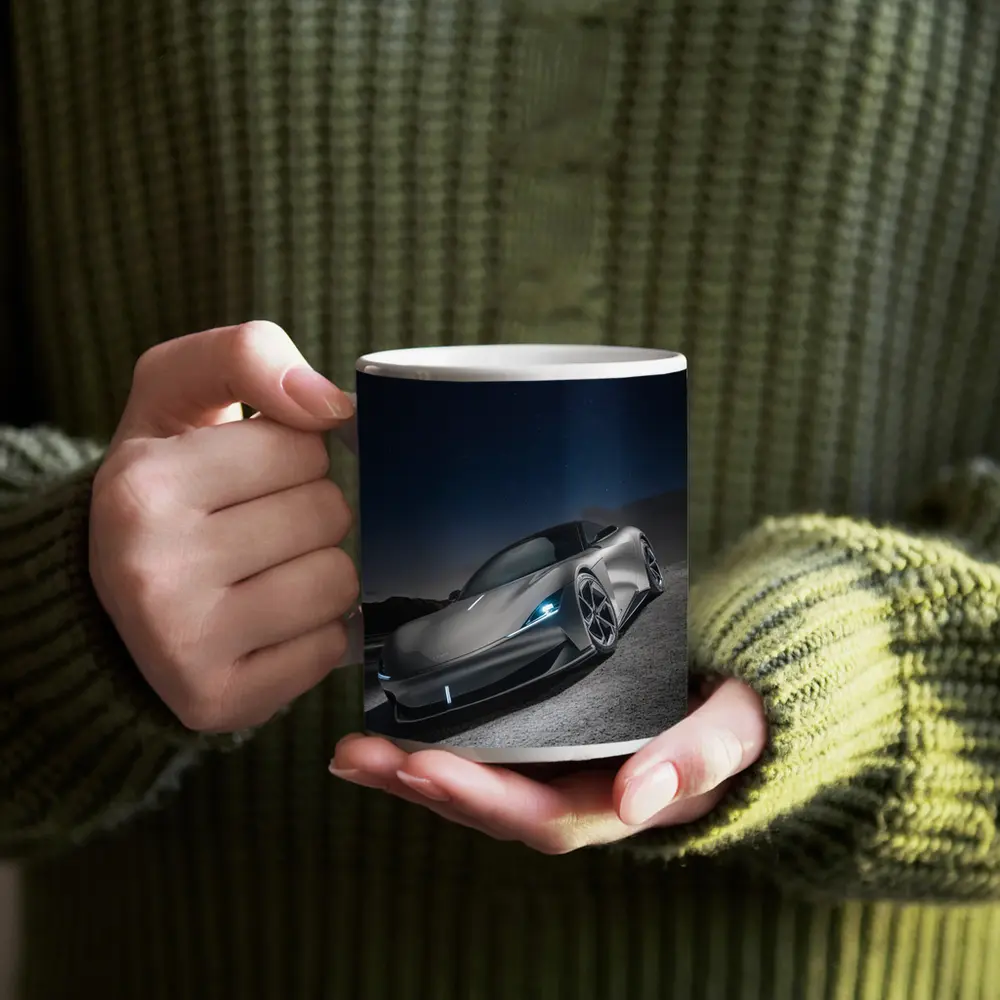 Karma Revero Supercar Under Night Sky – Mugs