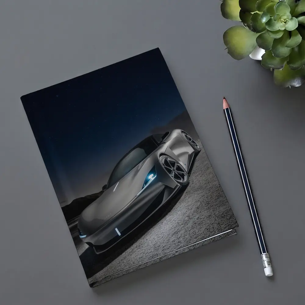 Karma Revero Supercar Under Night Sky – Notebooks