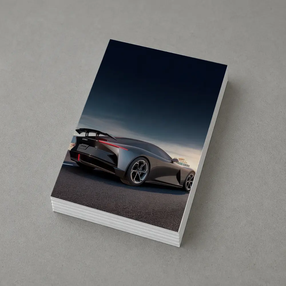 Karma Kaveya Supercar Dark Dramatic Sky – Postcards