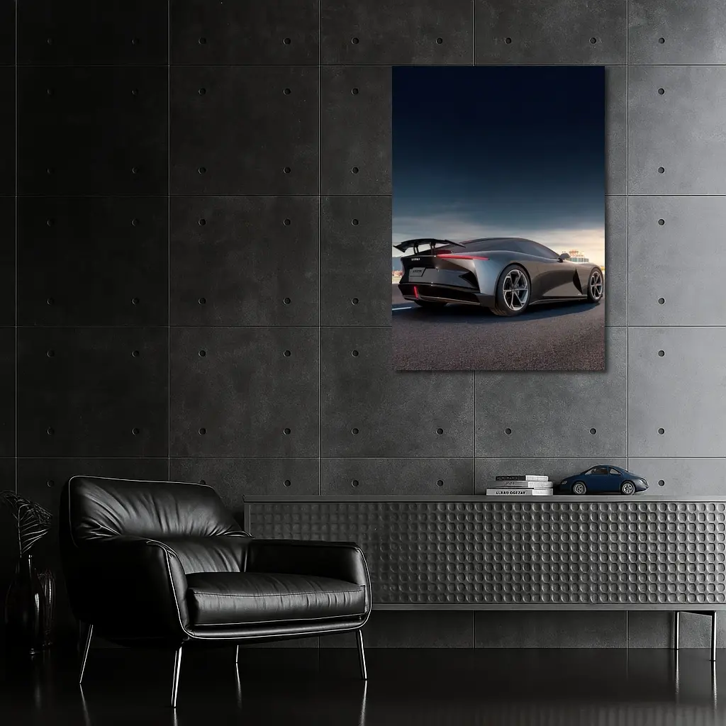 Karma Kaveya Supercar Dark Dramatic Sky – Wall Art